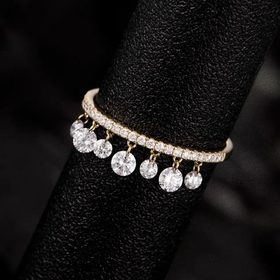 14K Gold Lab-Grown Diamond Ring — 0.58 ct — view 3
