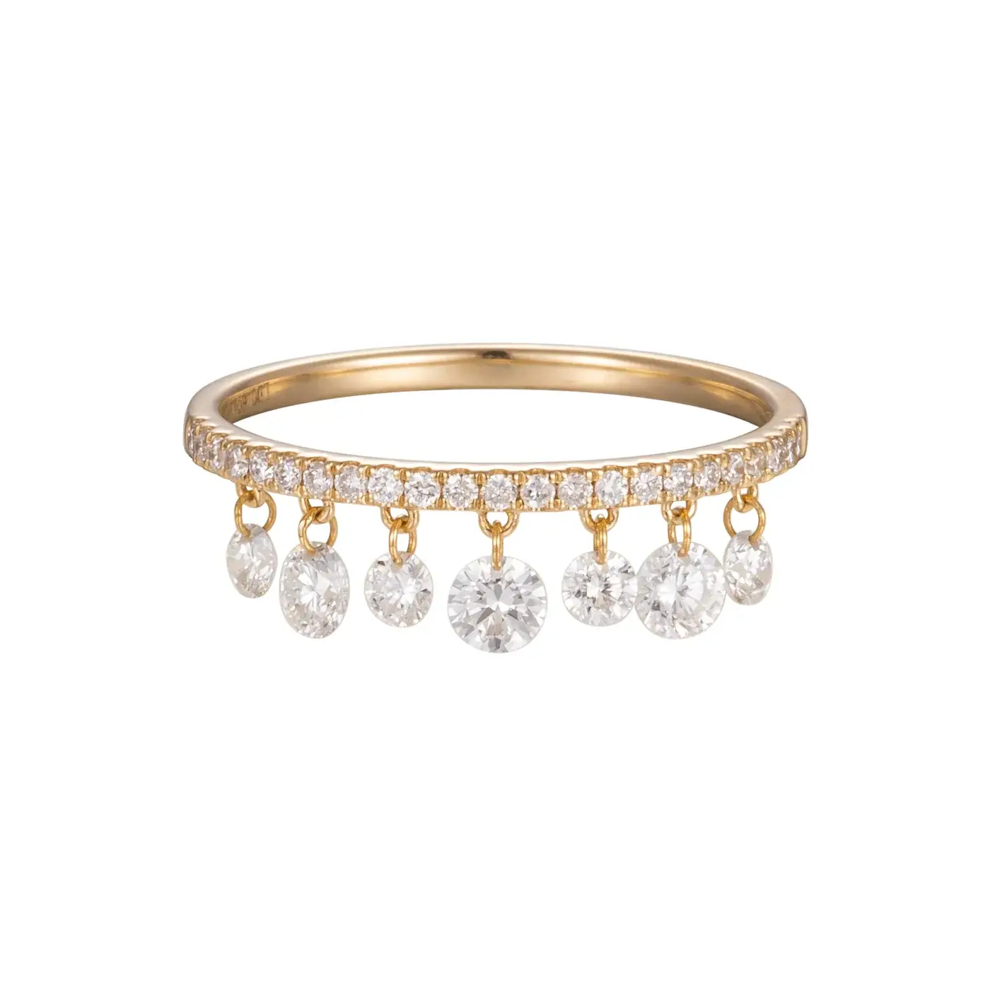 14K Gold Lab-Grown Diamond Ring — 0.58 ct — view 4