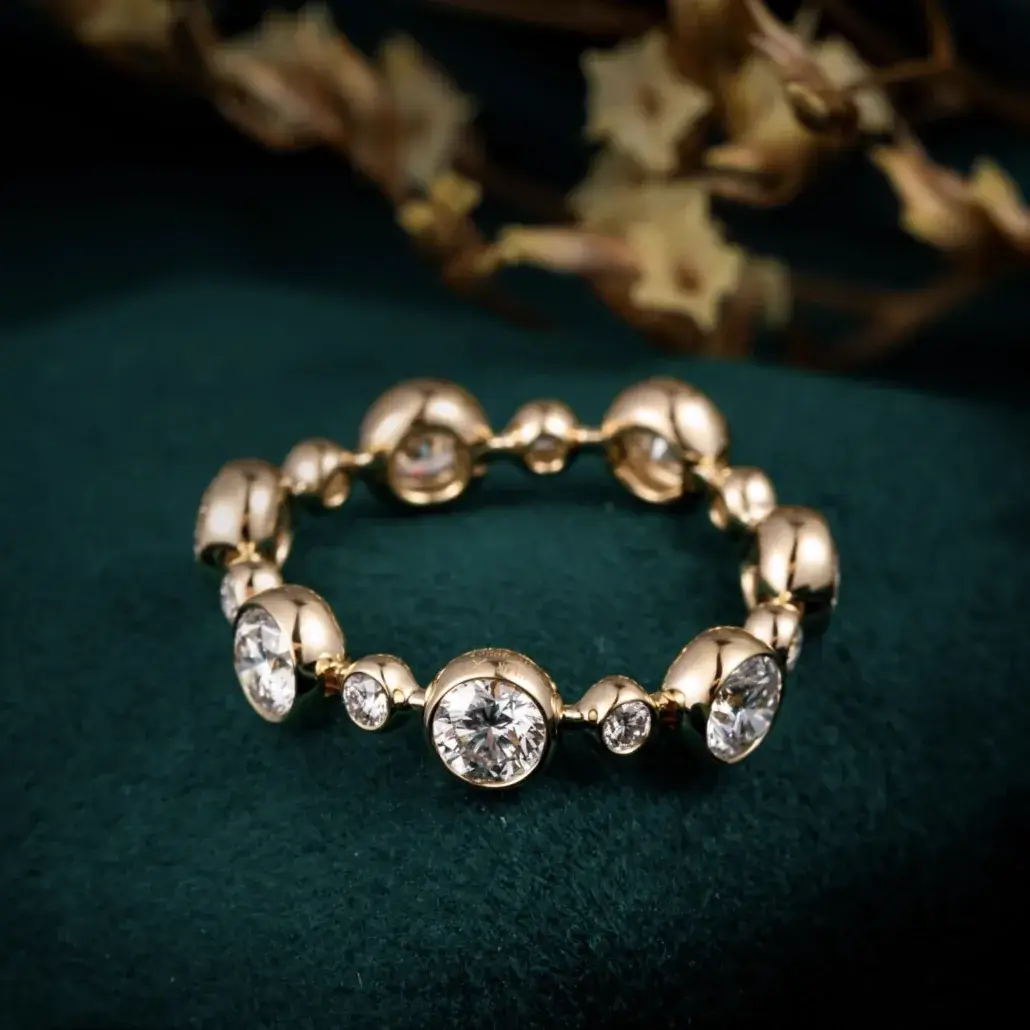 14K Gold Lab-Grown Diamond Ring — 1.70 ct