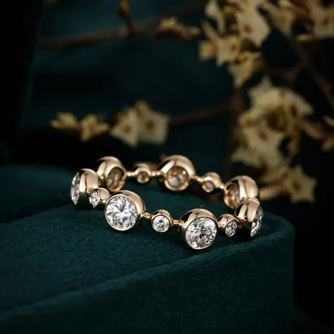 14K Gold Lab-Grown Diamond Ring — 1.70 ct — view 2
