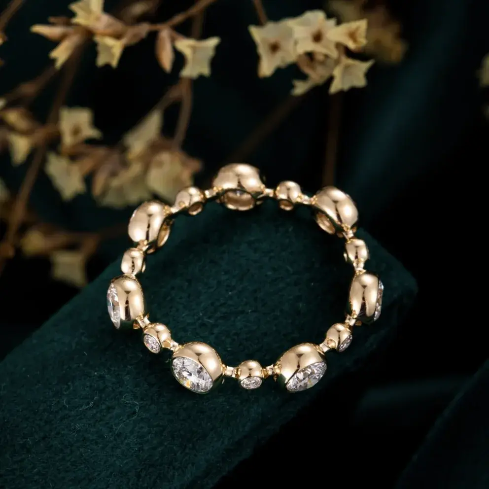 14K Gold Lab-Grown Diamond Ring — 1.70 ct — view 3