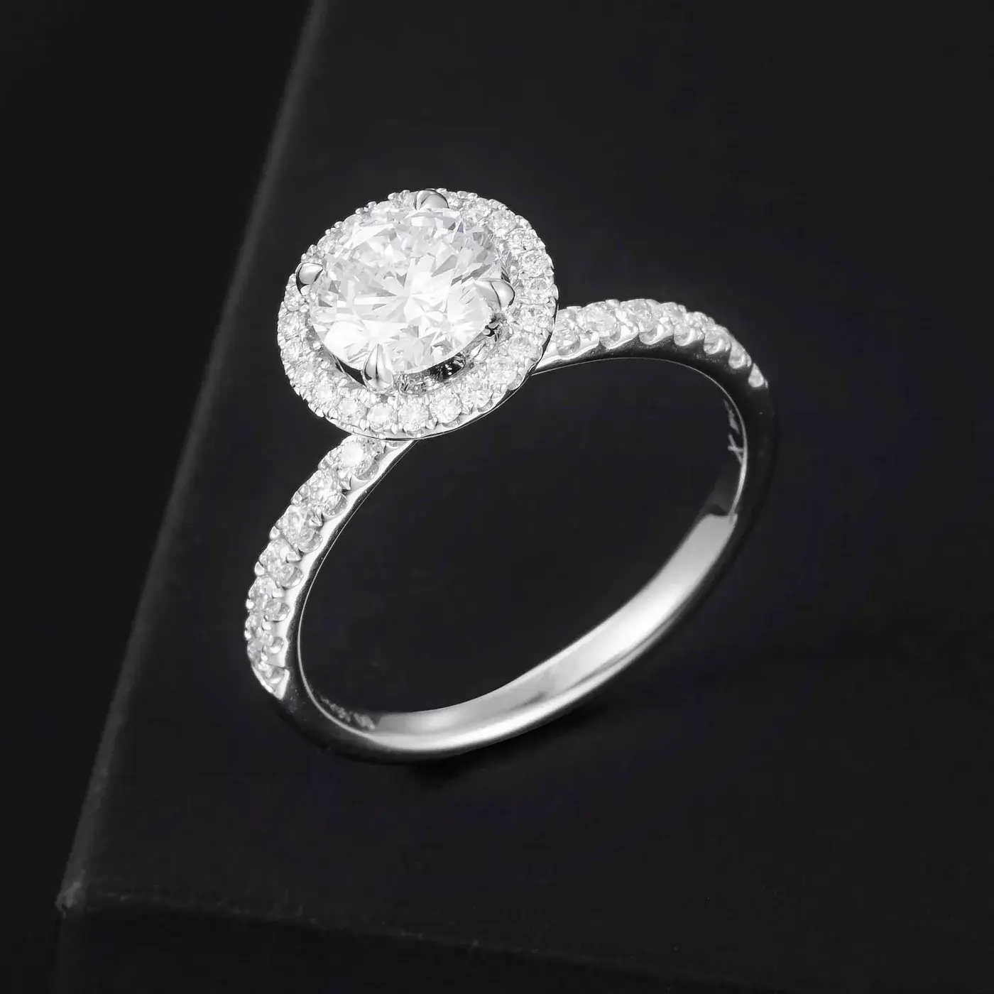 14K Gold Lab-Grown Diamond Ring — 1.30 ct — view 2