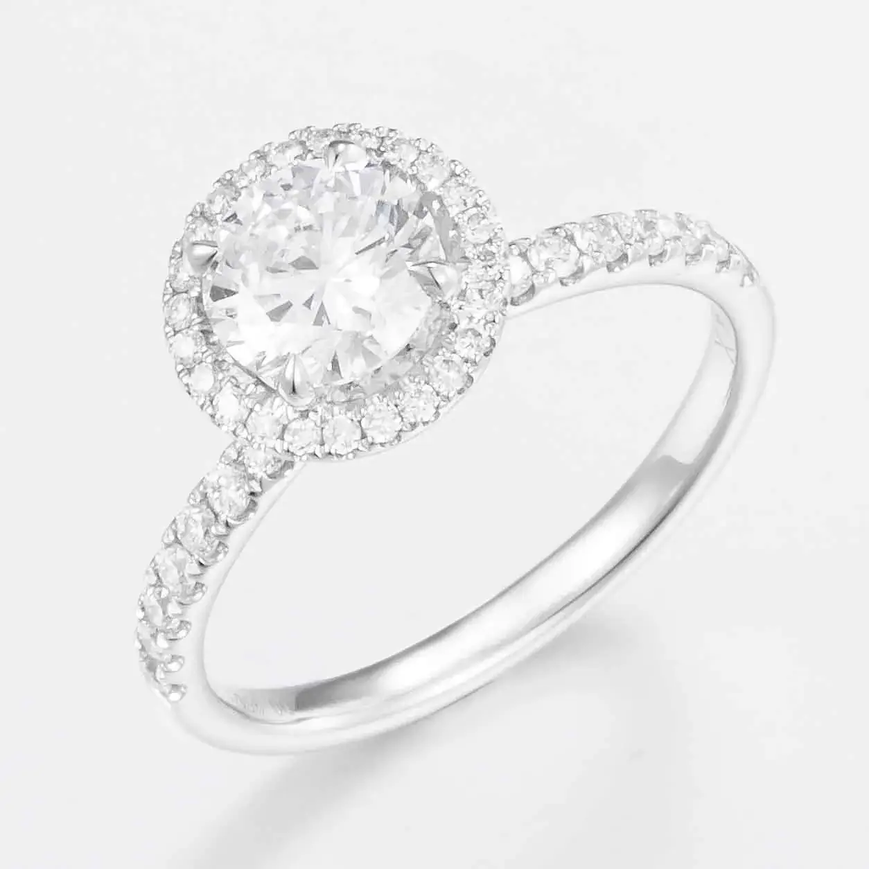 14K Gold Lab-Grown Diamond Ring — 1.30 ct — view 4