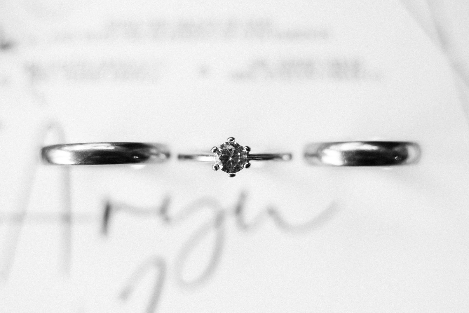 A brilliant-cut lab-grown diamond ring catching the light